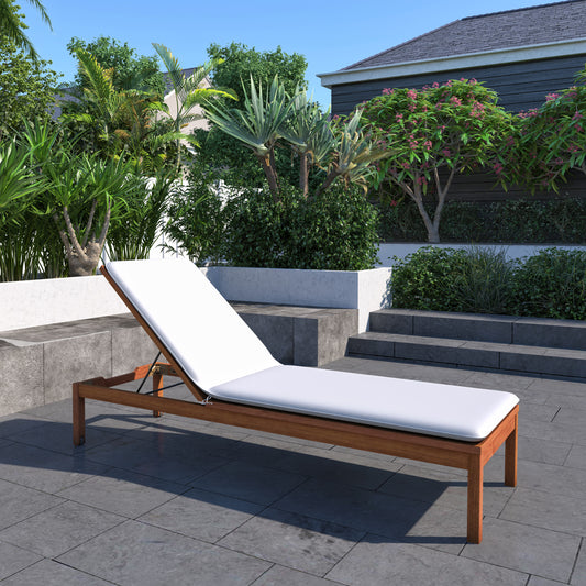 WAS $299 NOW $179 *BRAND NEW* Lounger 100% FSC Certified Hardwood With Cushion
