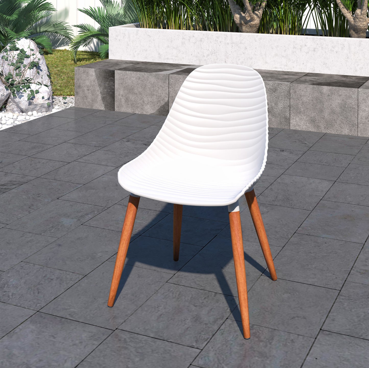 WAS $2999 NOW $1999 Brand New Free Shipping 13 Piece Extendable Rectangular With White Chairs Dining Set | 100% FSC Certified Solid Wood | Ideal Furniture Set For Outdoor