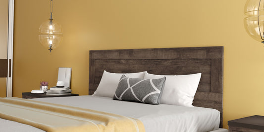 WAS $89 NOW $44 *BRAND NEW* Queen Headboard Oak | Ideal Furniture For Bedroom
