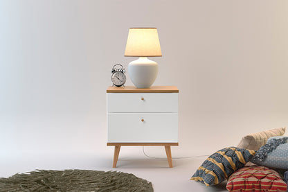 WAS $99 NOW $55 *BRAND NEW* Drawer Night Oak Stand | Ideal Furniture For Bedroom