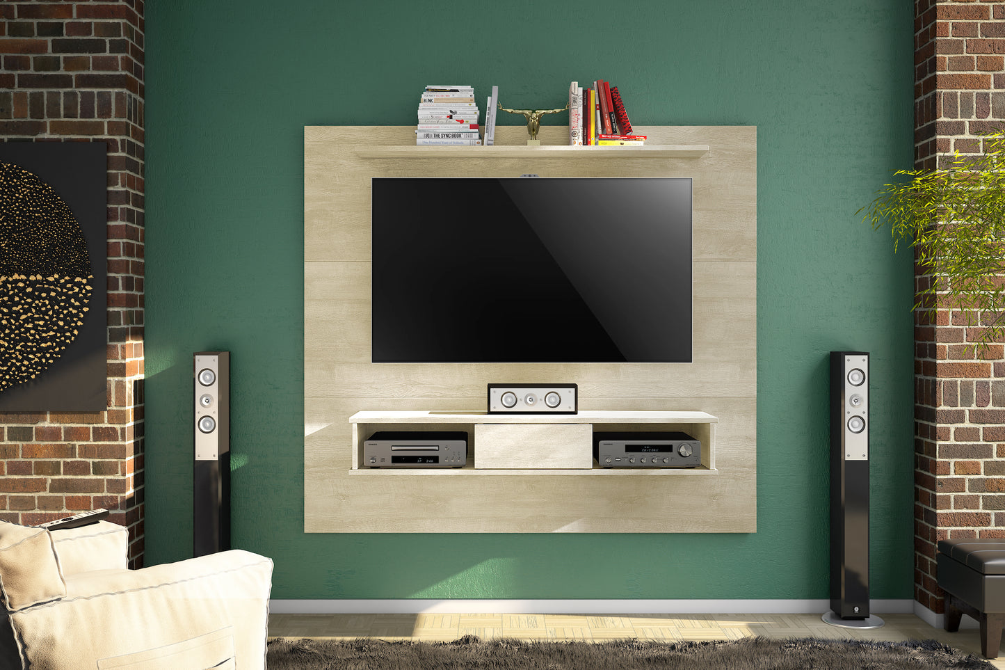 WAS $239 NOW $123 *BRAND NEW* TV Board 70" | Ideal Furniture For Indoor