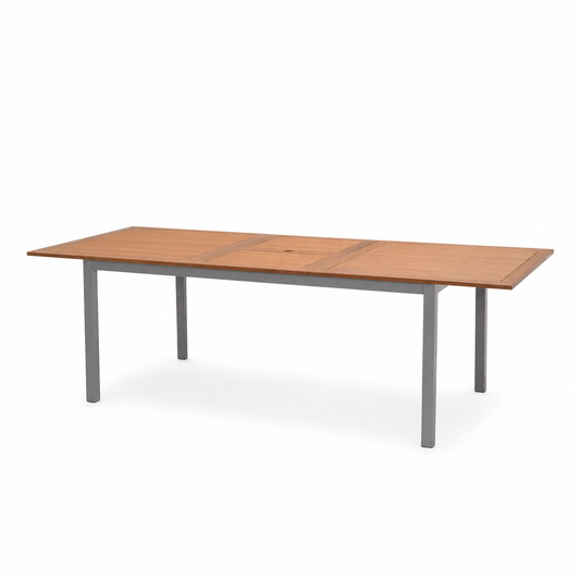 Lynx Extendable Die-Cast Aluminum Rectangular Table