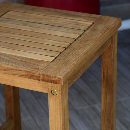 WAS $199 NOW $99 *BRAND NEW* Texas Stool Teak 100% FSC Certified Solid Wood