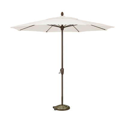 Free Standing Bronze Aluminum Umbrella Base with Wheels