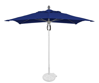 Free Standing White Aluminum Umbrella Base with Wheels