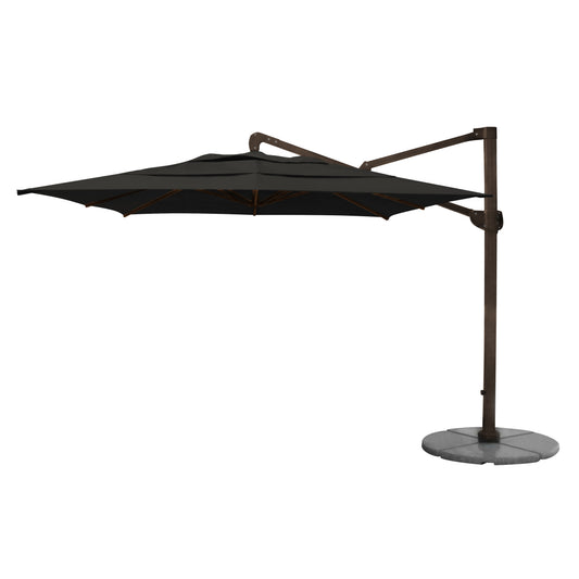 Cantilever 10FT Square Aluminum Umbrella with Granite Base
