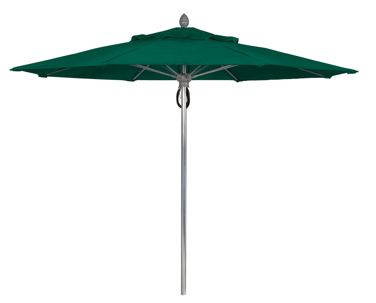 Luna 11FT Octagonal Pulley Aluminum Umbrella - Sunbrella Fabric