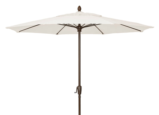 Marbella 9FT Octagonal Crank Aluminum Umbrella - Sunbrella Fabric