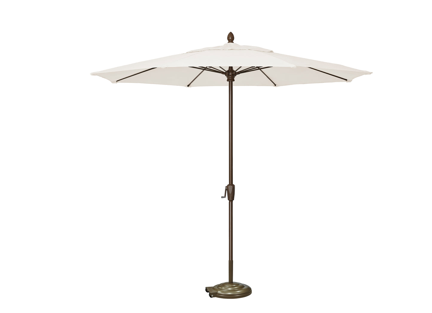 Marbella 9FT Octagonal Crank Aluminum Umbrella - Sunbrella Fabric