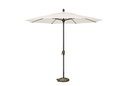 Marbella 9FT Octagonal Crank Aluminum Umbrella - Sunbrella Fabric