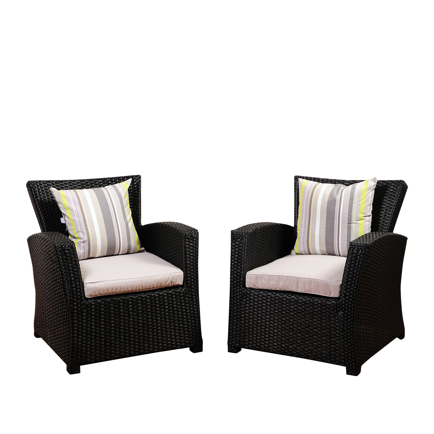 Saigon Aluminum and Wicker Armchair