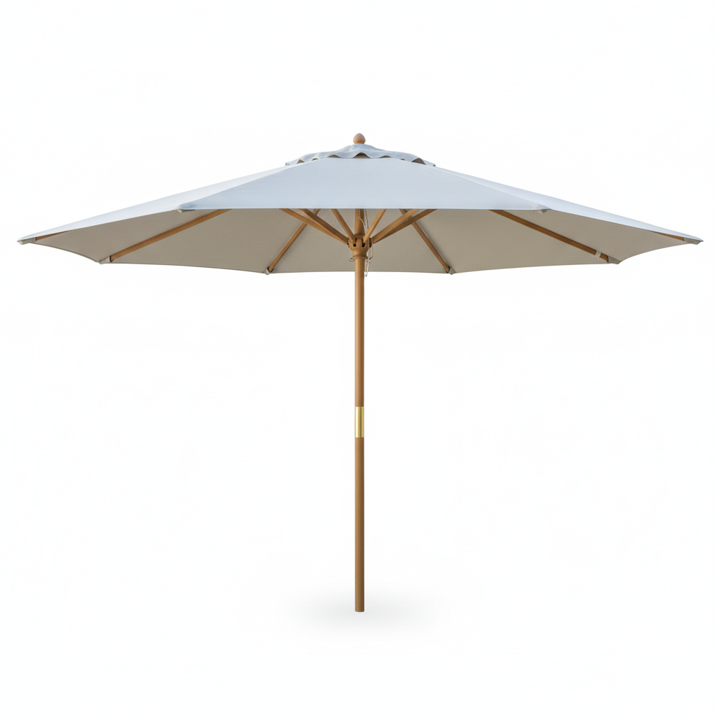 Pindi Round Parasol FSC Teak