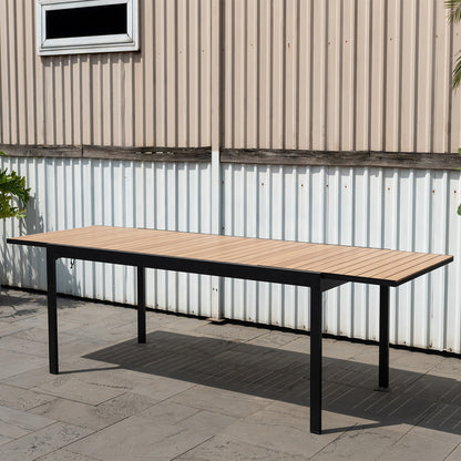 WAS $3499 NOW $2699 *BRAND NEW*  11 Piece Rectangular Extendable Die-Cast Aluminum Outdoor Dining Set