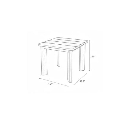 Brooke 3PC Teak Finish  Solid Wood With Olefin Cushion Seating