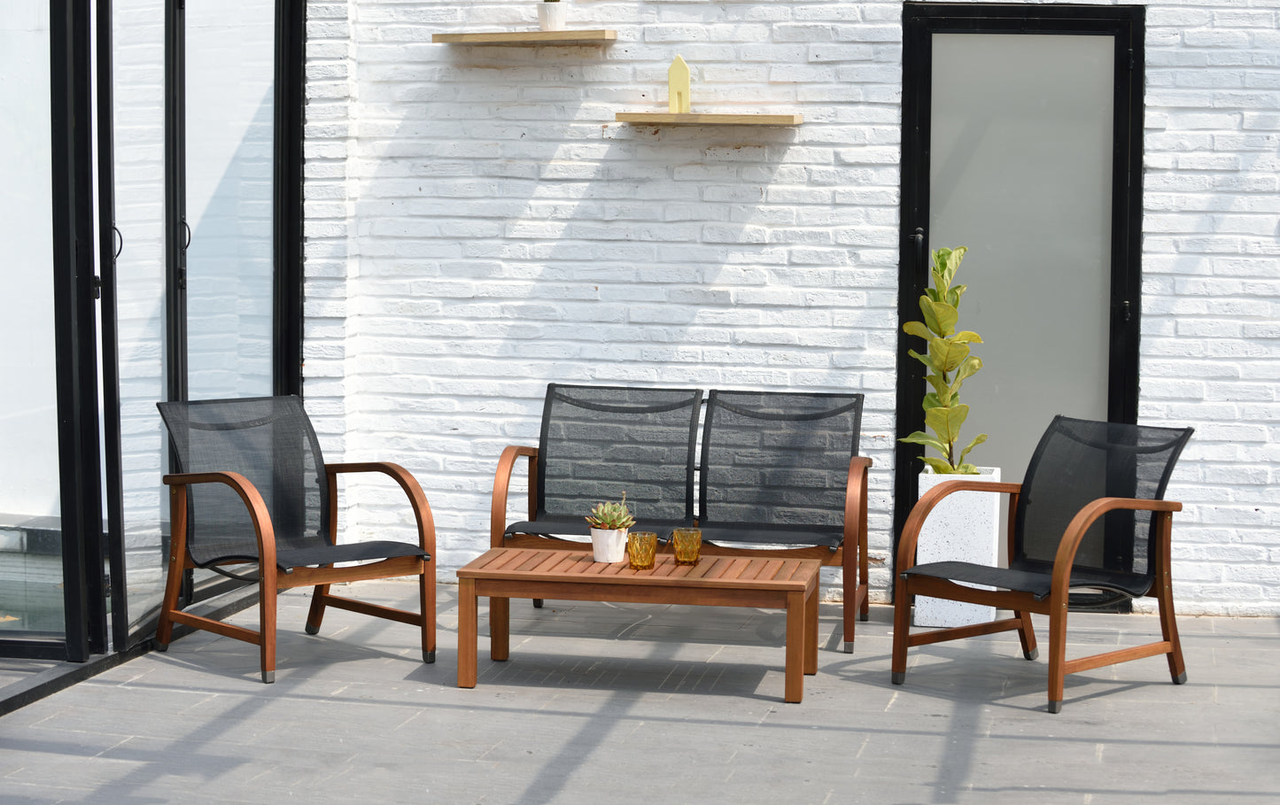 WAS $1299 NOW $499 *BRAND NEW* MANHA 4 PC SEATING SET