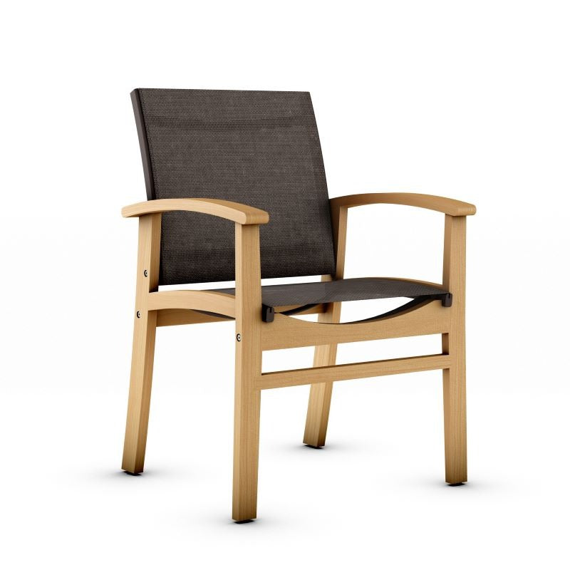 Fortuna Teak 100% FSC Certified Solid Wood Brown Chair