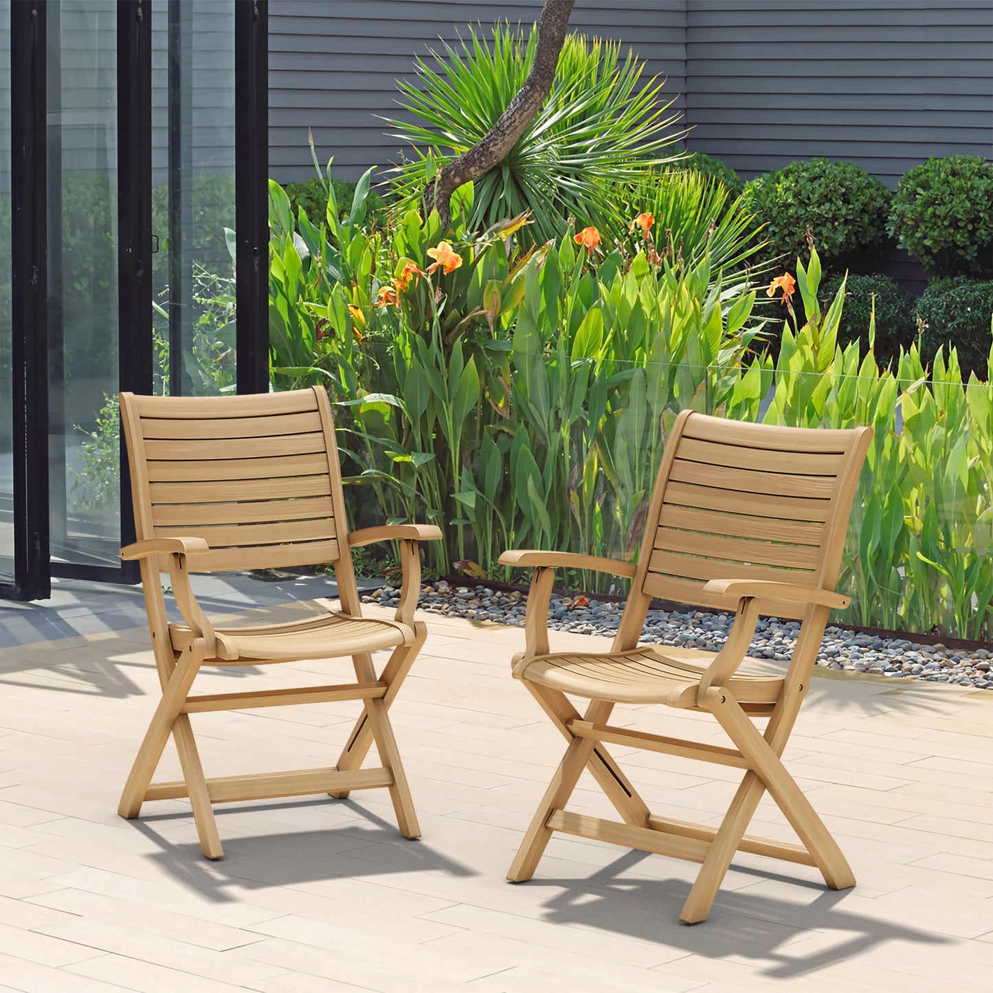 WAS $1699 NOW $899 Open Box (never used) Maliana Round Table 100% FSC Certified Teak Wood Dinning Set