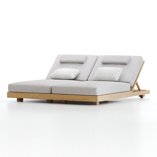 Brie Double Chaise Sunlounger