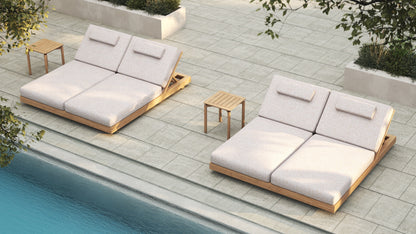 Brie Double Chaise Sunlounger
