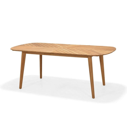 Jade Teak 100% FSC Certified Wood Oval Dining Table