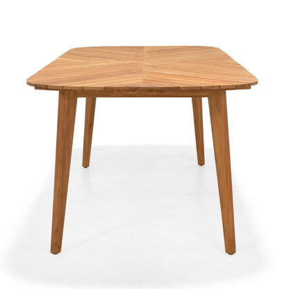 Jade Teak 100% FSC Certified Wood Oval Dining Table