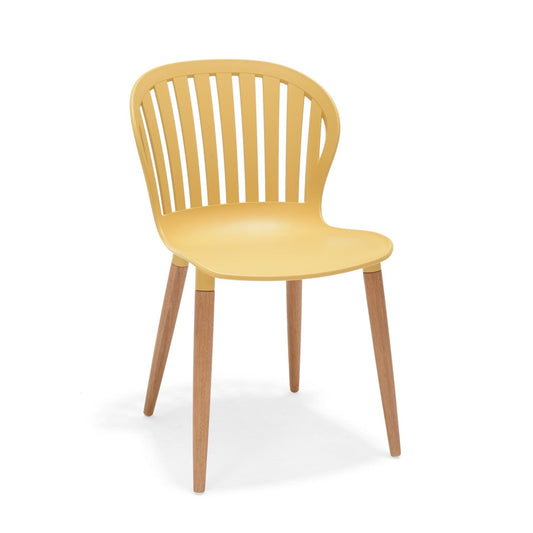 Nassau Duraboar & 100% FSC Wood Yellow Side Chair