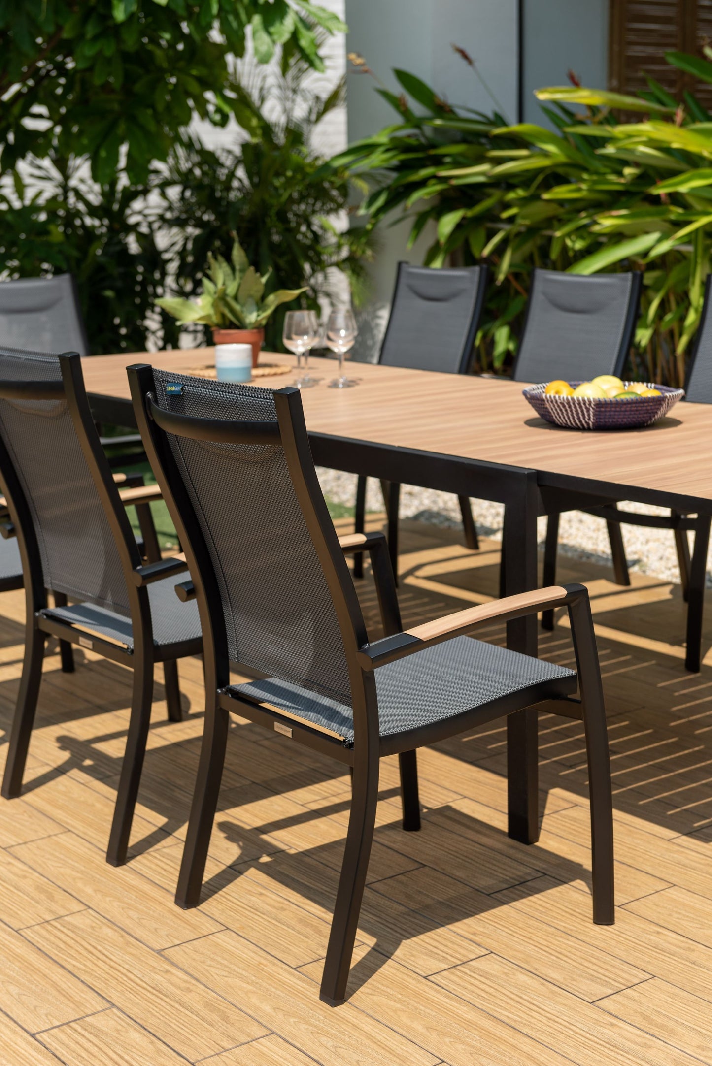 WAS $3499 NOW $2699 *BRAND NEW*  11 Piece Rectangular Extendable Die Cast Aluminum Outdoor Dining Set