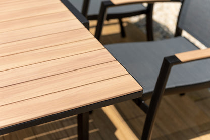WAS $3499 NOW $2699 *BRAND NEW*  11 Piece Rectangular Extendable Die Cast Aluminum Outdoor Dining Set
