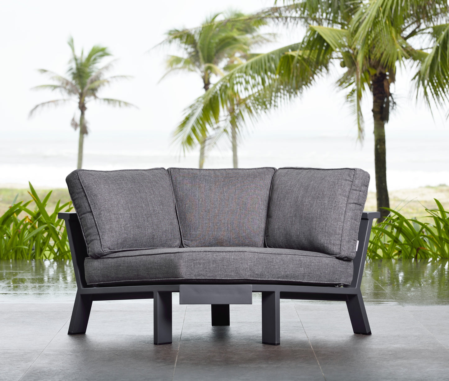 Palau Corner Chair sofa Die-Cast Aluminum