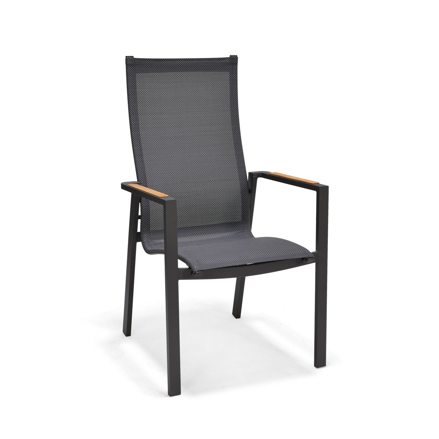 Palau High Back Carver Easy Chair Made of Aluminum & Weather Net