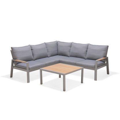 Panama 3 Pieces Aluminum Corner Sofa Set