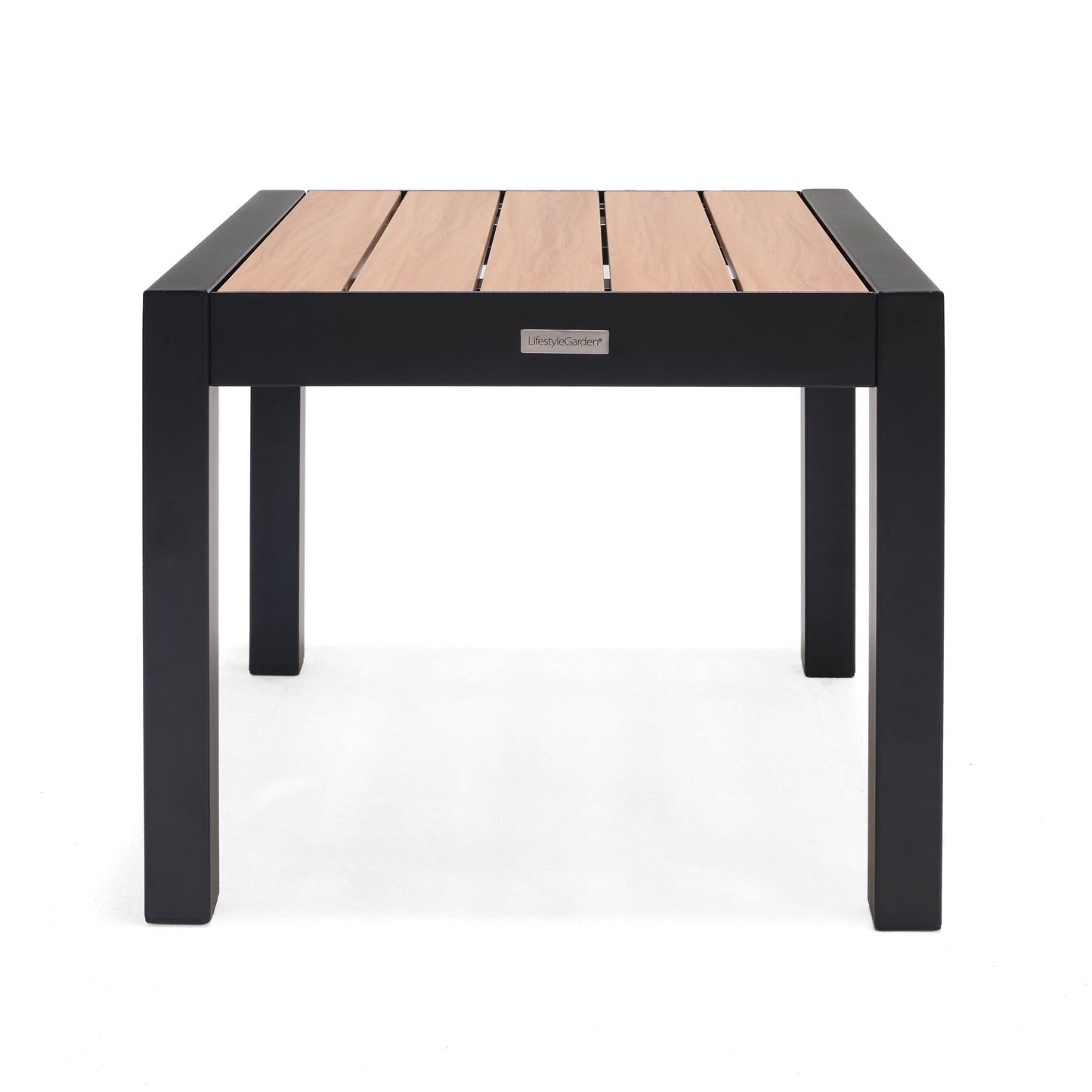 Panama coffee Square Aluminum Black table