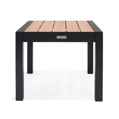 Panama Square Aluminum Black Side table