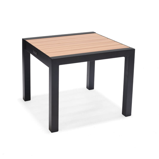 Panama coffee Square Aluminum Black table