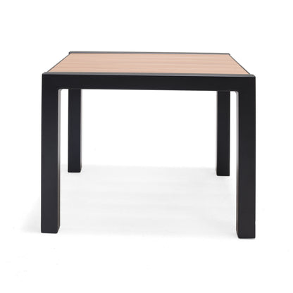 Panama Square Aluminum Black Side table