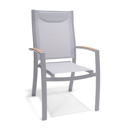 Panama Aluminum stacking armchair