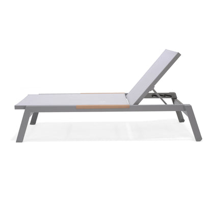 Panama Sun Aluminum Grey Lounger