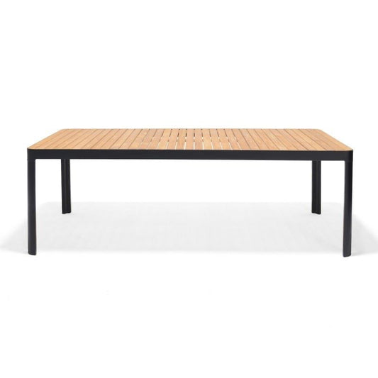 Portals Rectangular Aluminum Black table