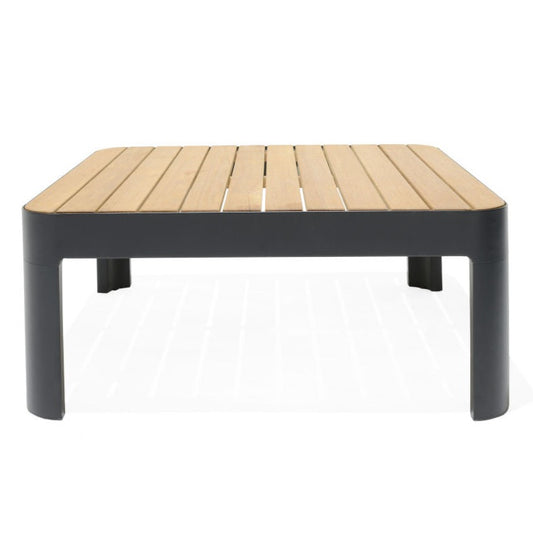 Portals coffee Square Aluminum Black table