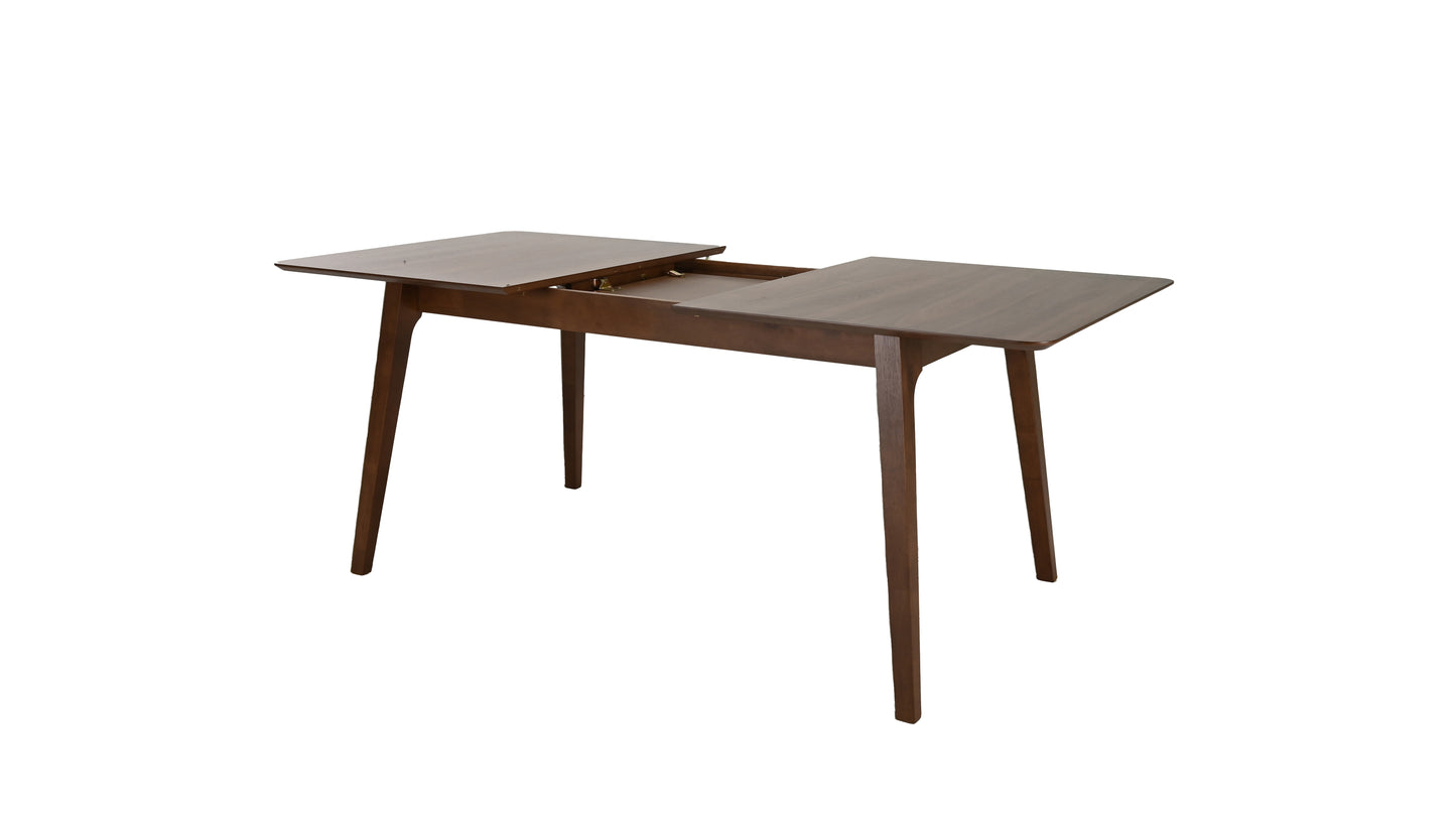 Rockwell Butterfly extension Rubber Wood Table