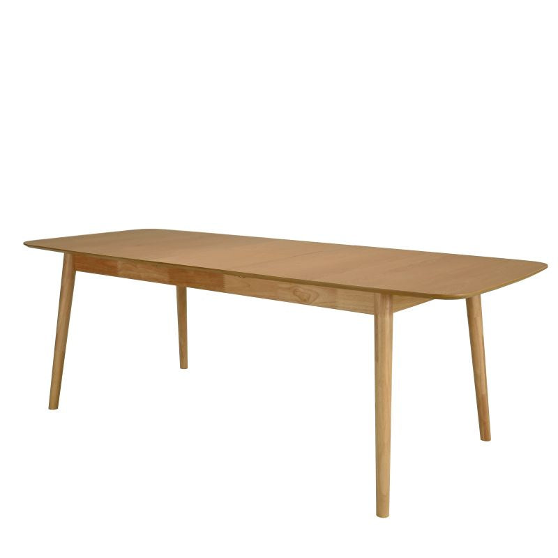 Cody Extendable Rectangular Light Rubber Wood Table