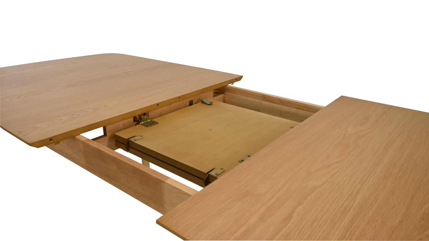 Cody Extendable Rectangular Light Rubber Wood Table