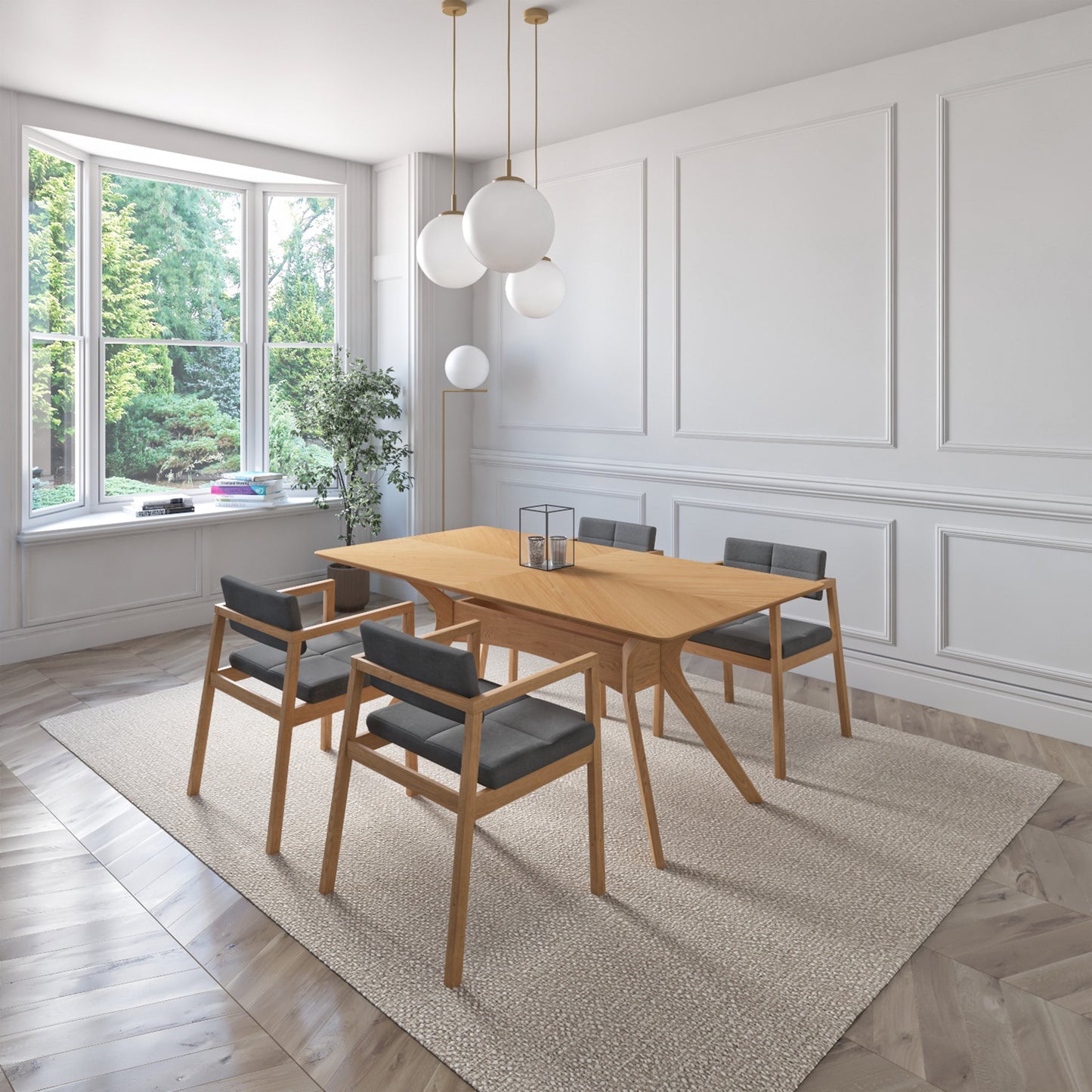 Dixon/deli Indoor Dining Table Oak
