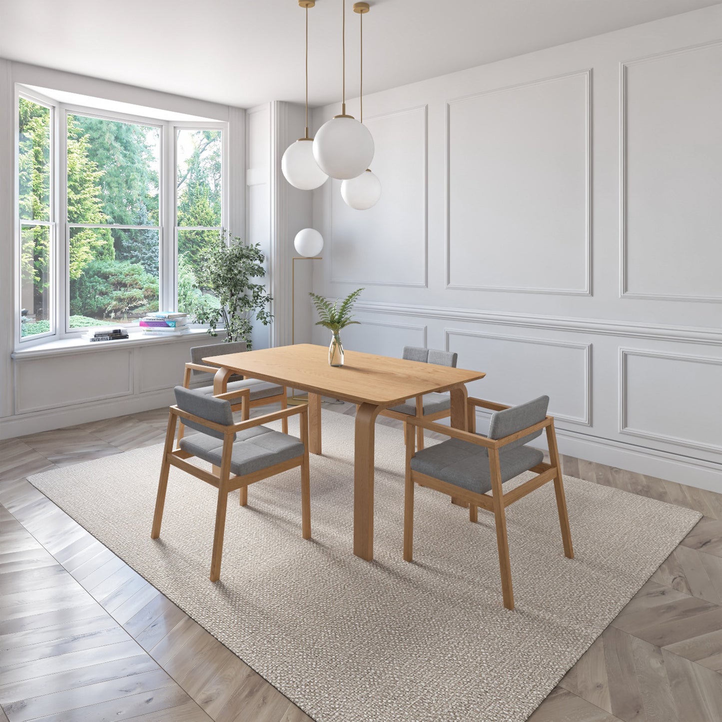 Gin Indoor Dining Table Oak