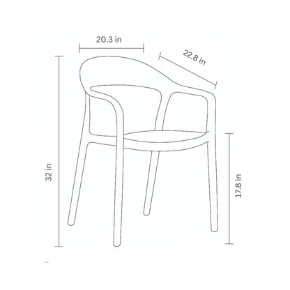 Caracas Dining Arm Chair