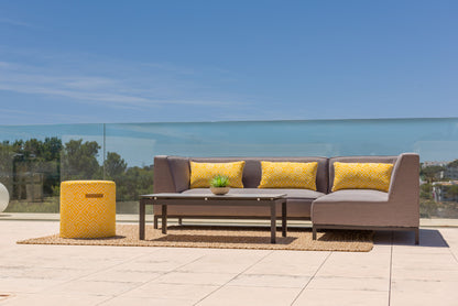 Ruby Square Coffee Table Die-Cast Aluminum