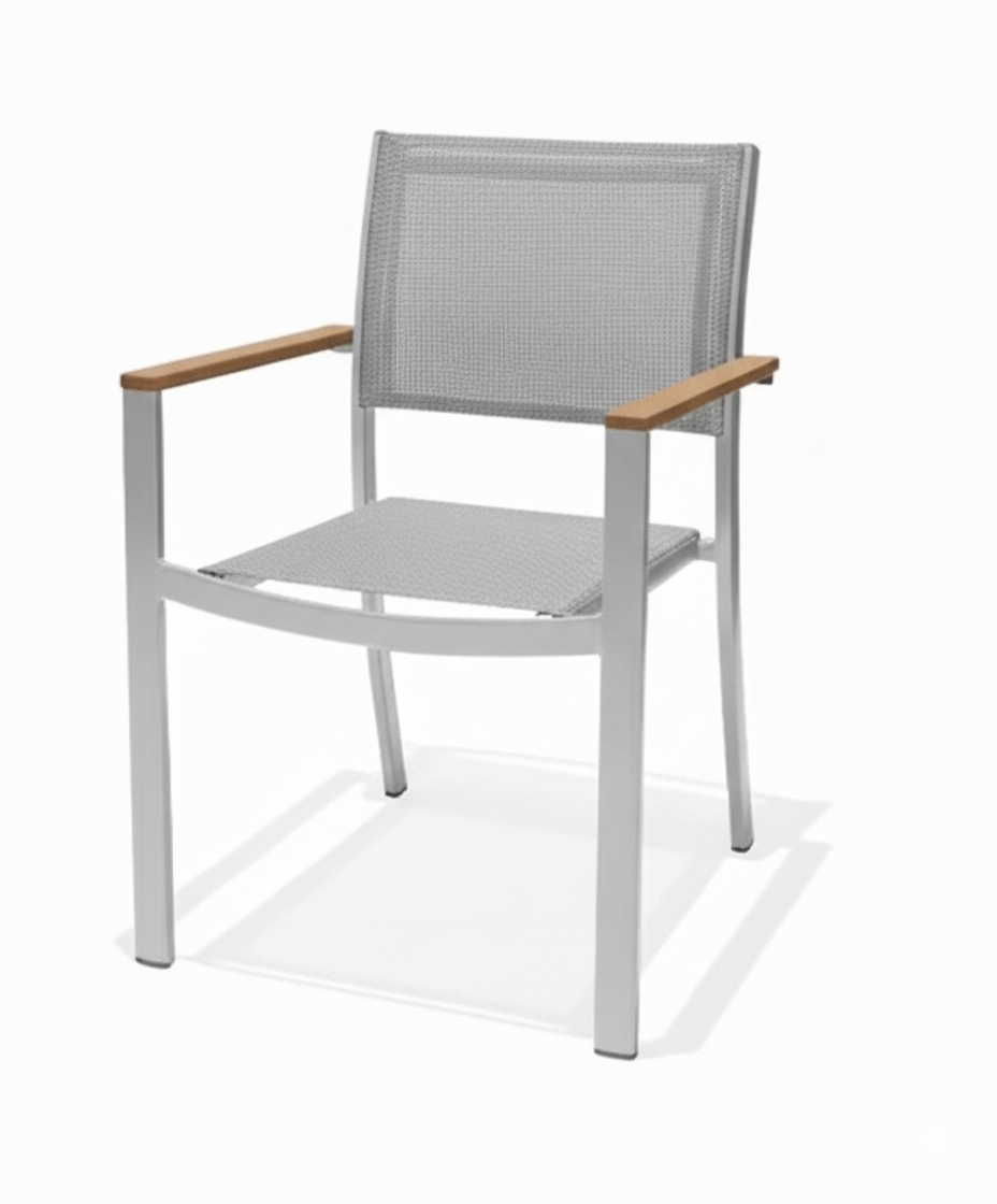 Tagula Stackable Aluminum & Light Chair