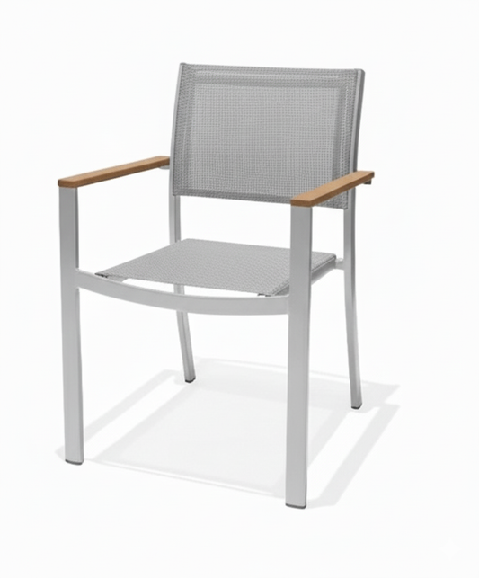 Tagula Stackable Aluminum & Light Chair