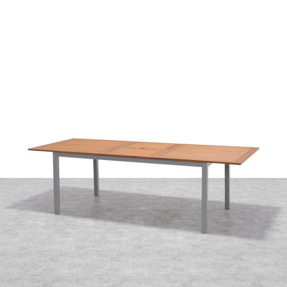 Lynx Extendable Die-Cast Aluminum Rectangular Table
