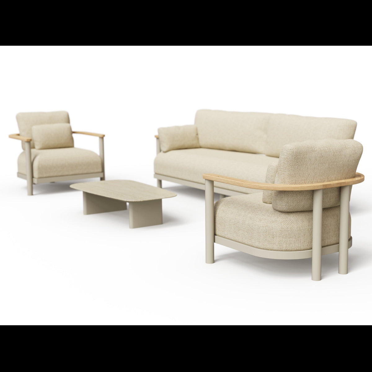 Cervia 4 Piece Outdoor Sofa Set